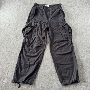Aritzia TNA Supply Cargo Pants in Black Womens Size 6 Utility Cotton Baggy Y2K